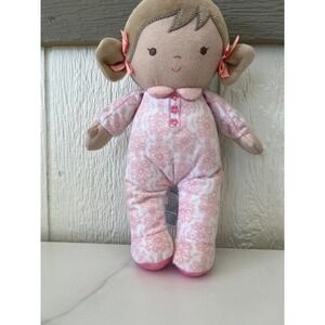 Little Me Baby Girl Pajama Doll Pink Floral Plush Soft Toy